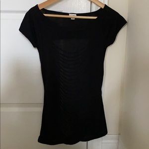 Garage Clothing slash back raglan tee